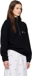Rier Black Fleece Tourbe Sweatshirt