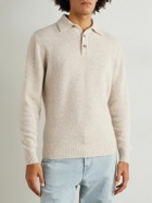 Thom Sweeney - Brushed Cashmere-Blend Polo Shirt - White