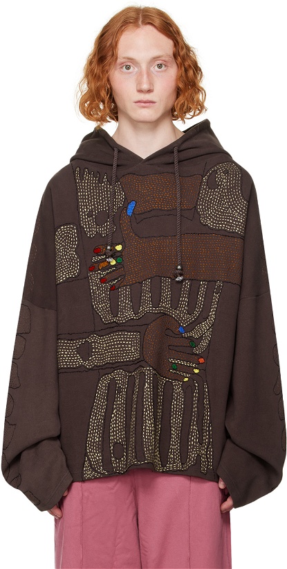Photo: Glass Cypress Brown Conservative Hoodie