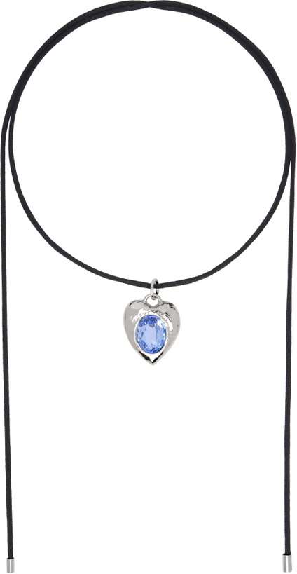 Photo: Mondo Mondo Black & Silver Pacha Cord Necklace