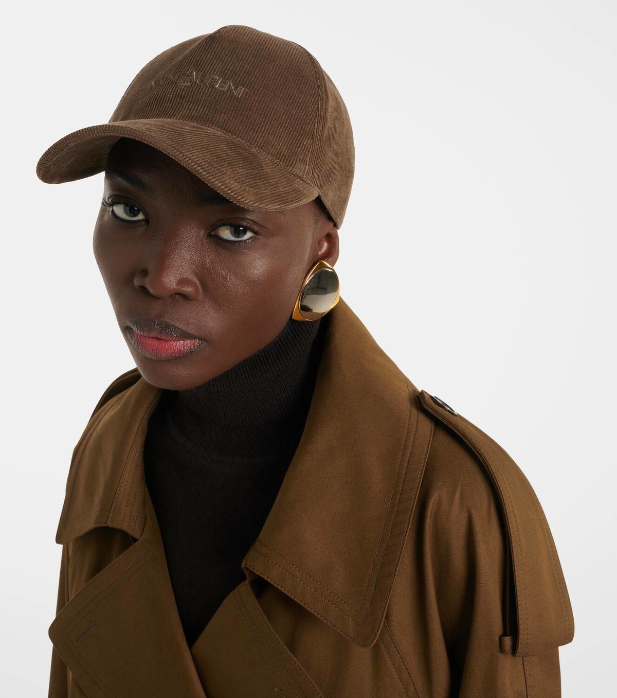 Saint Laurent Corduroy baseball cap