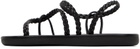Ancient Greek Sandals Black Maya Sandals