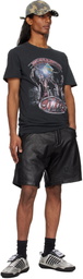 Dsquared2 Black Big Boxer Biker Shorts
