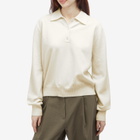 Róhe Women's Cashmere Polo in Off White