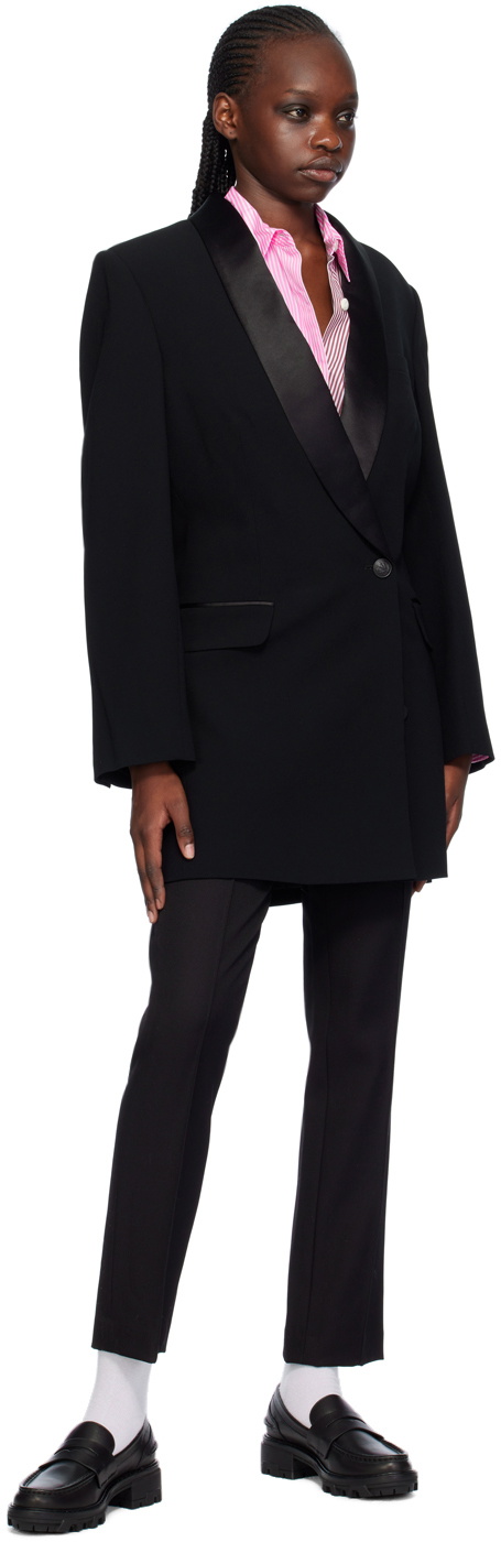 rag & bone Black Femi Minidress