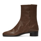 Maison Margiela Brown Tabi Boots