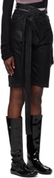 Ottolinger SSENSE Exclusive Black Denim Shorts