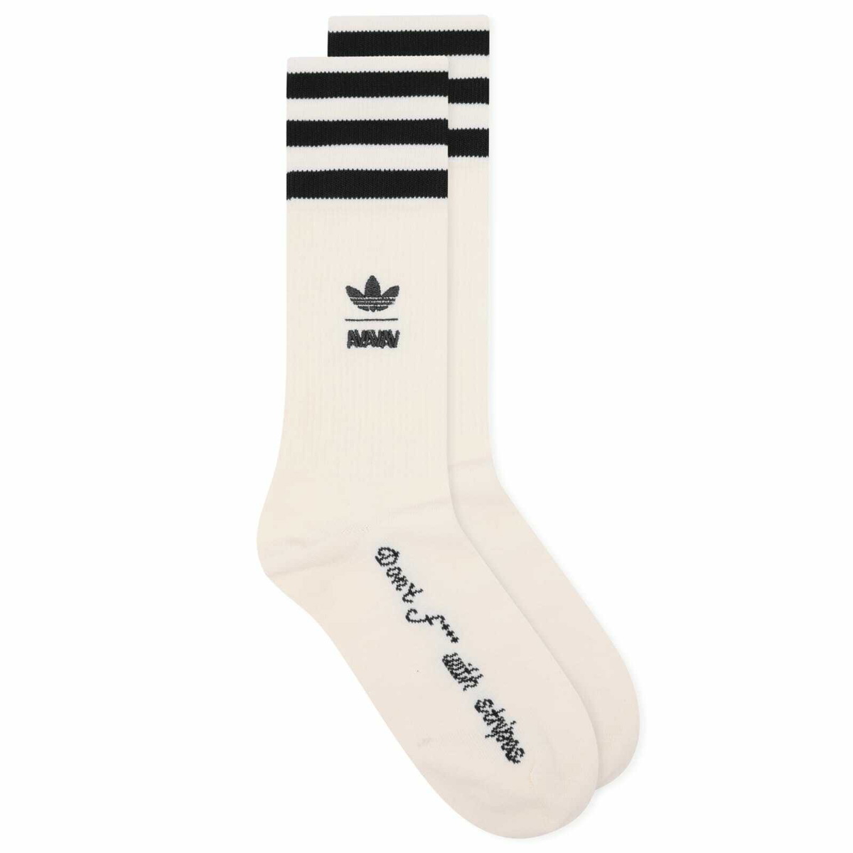 Adidas Women's by Avavav Socks - 3 Pack in White/Black/Scarlet/Bluebird