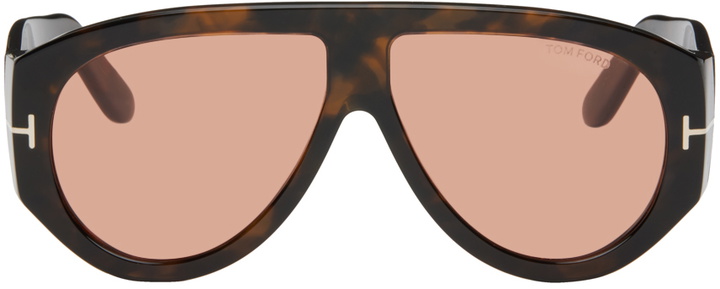 Photo: TOM FORD Brown Bronson Sunglasses