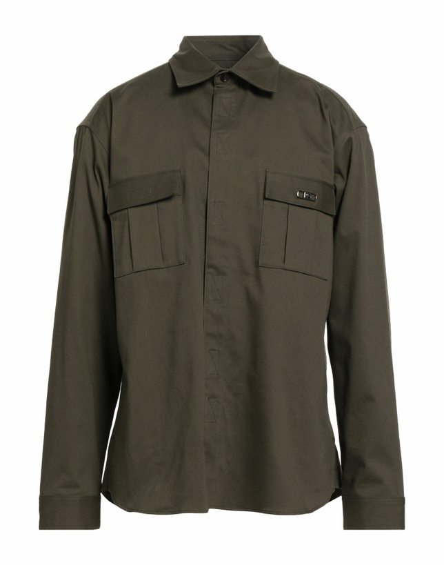 Photo: Dolce & gabbana Mens Shirt Military in Green