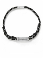 Balenciaga - Sterling Silver and Cord Necklace