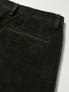 Boglioli - Straight-Leg Cotton-Corduroy Suit Trousers - Green