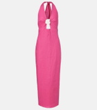 Cala de la Cruz Orly cutout linen midi dress