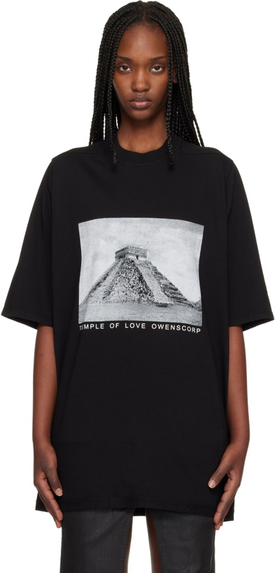 Photo: Rick Owens DRKSHDW Black Temple Jumbo S/S T-shirt
