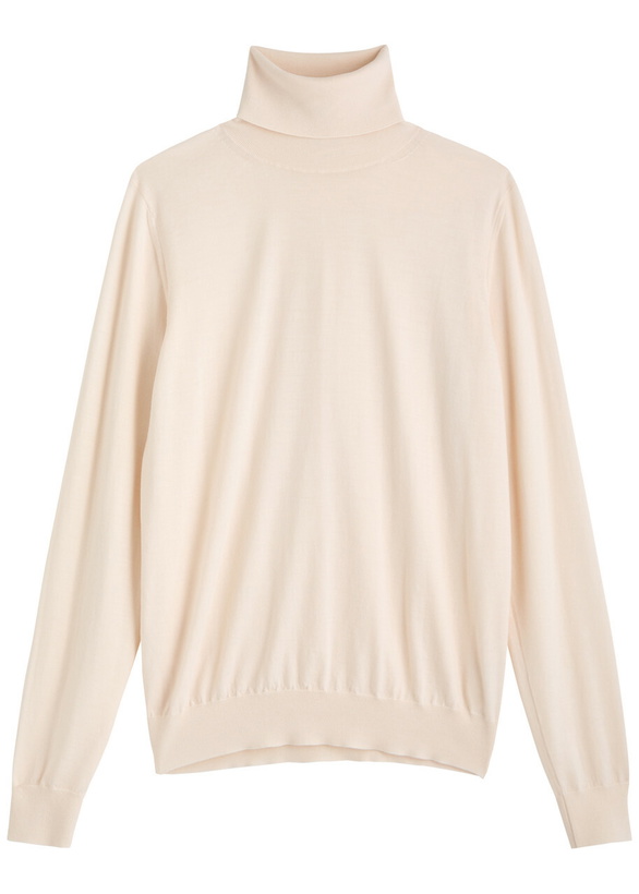 Photo: The Row Heva Fine-knit Wool Jumper Cream