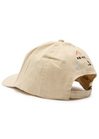 AN-Y1 Gulf Embroidered Canvas cap - Ecru - One Size
