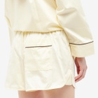 HAY Women's Outline Pyjama Shorts in Soft Yellow