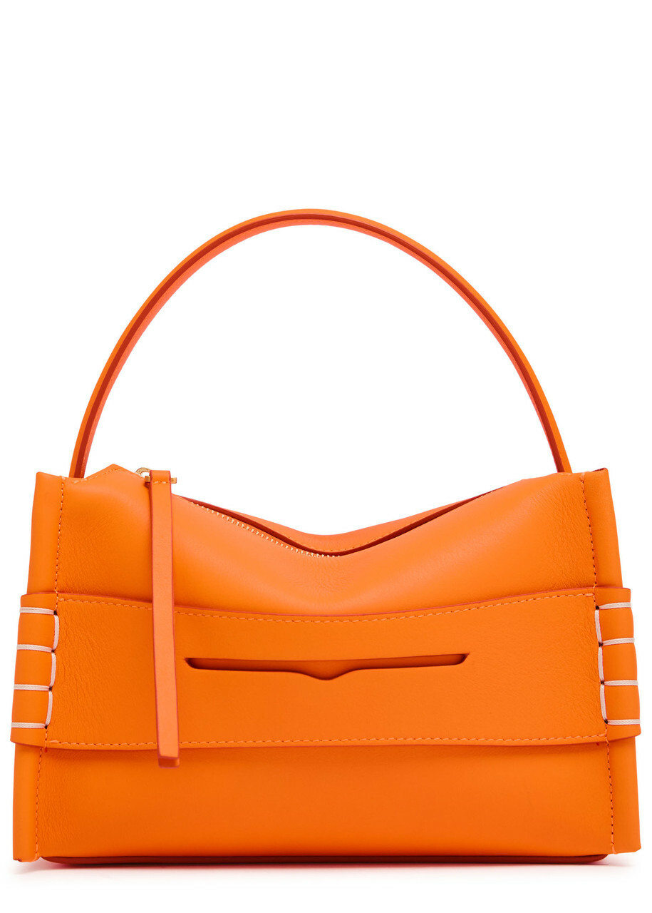 JW Anderson Loafer Small Leather top Handle bag - Orange - One Size