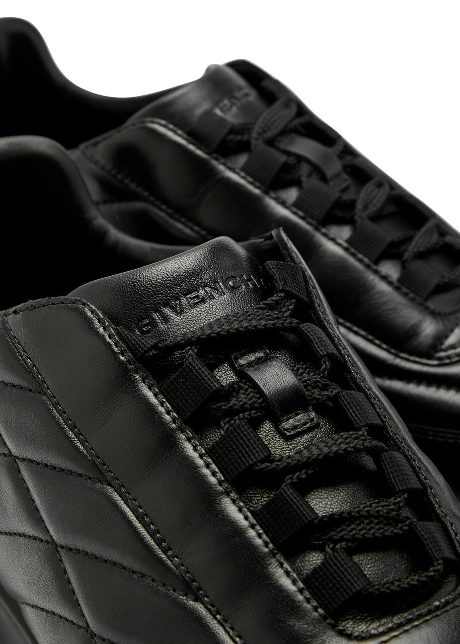 Givenchy Quilted Leather Sneakers Black
