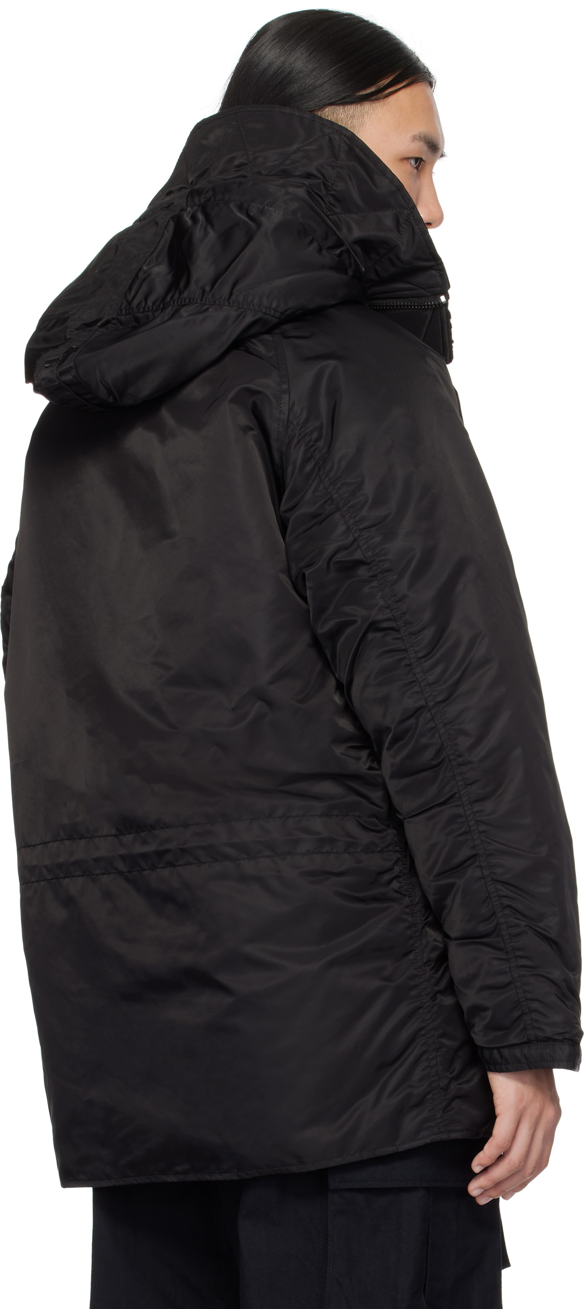 BEAMS PLUS Black MIL Type N-3B Down Jacket Beams Plus