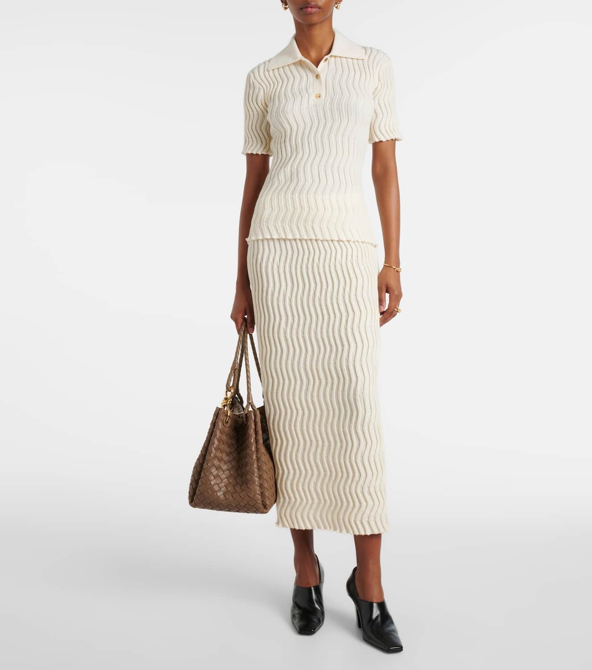 Bottega Veneta Parachute Large leather shoulder bag Bottega