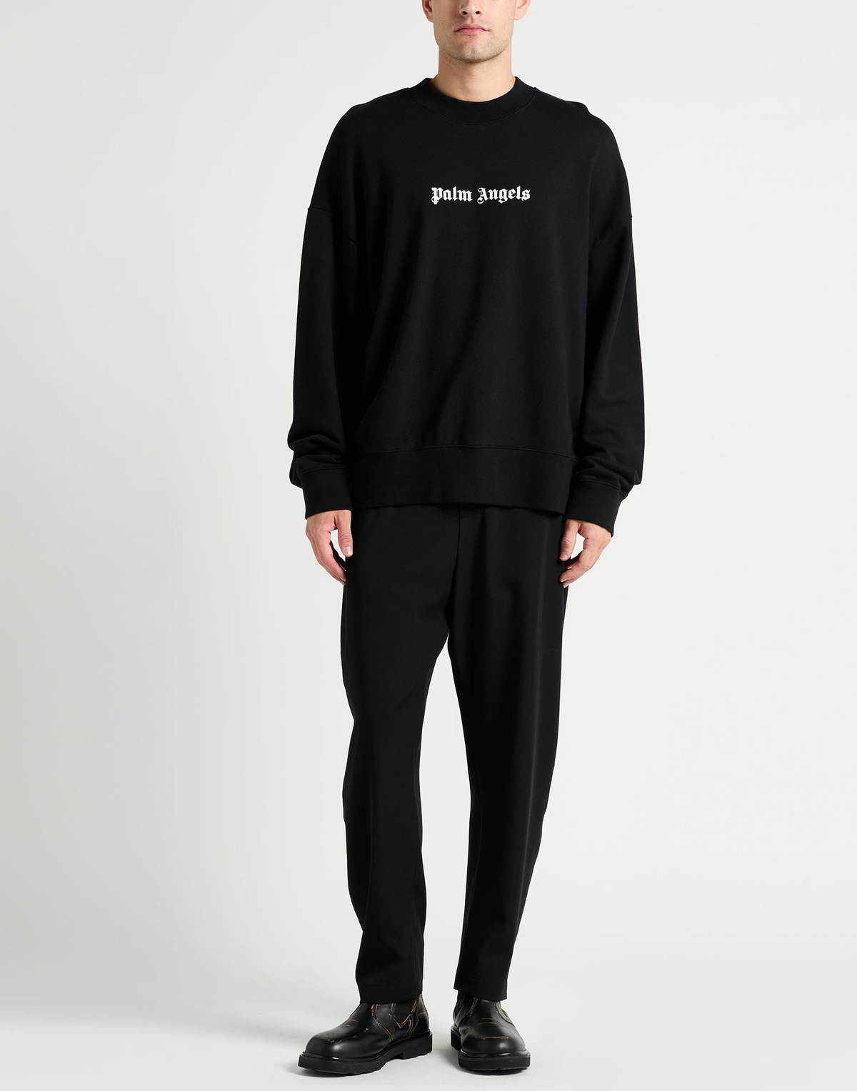 Palm Angels Mens Sweatshirt in Black