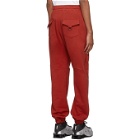 Pyer Moss Red College Slouch Lounge Pants