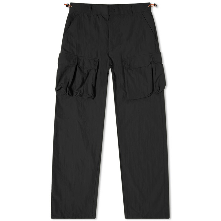 Photo: Uniform Bridge Men's Nylon Multi Pocket Pant in Black