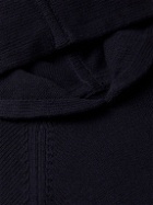 Nanushka - Tapia Oversized Merino Wool and Cashmere-Blend Hoodie - Blue