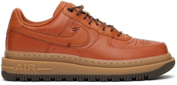 Photo: Nike Orange Air Force 1 Luxe Sneakers