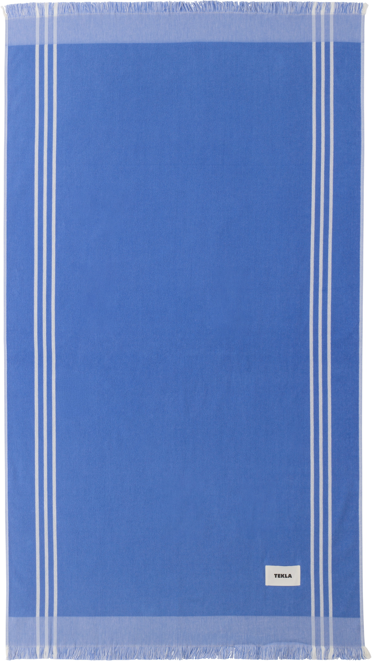 Tekla Blue Striped Beach Towel