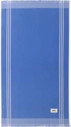 Tekla Blue Striped Beach Towel