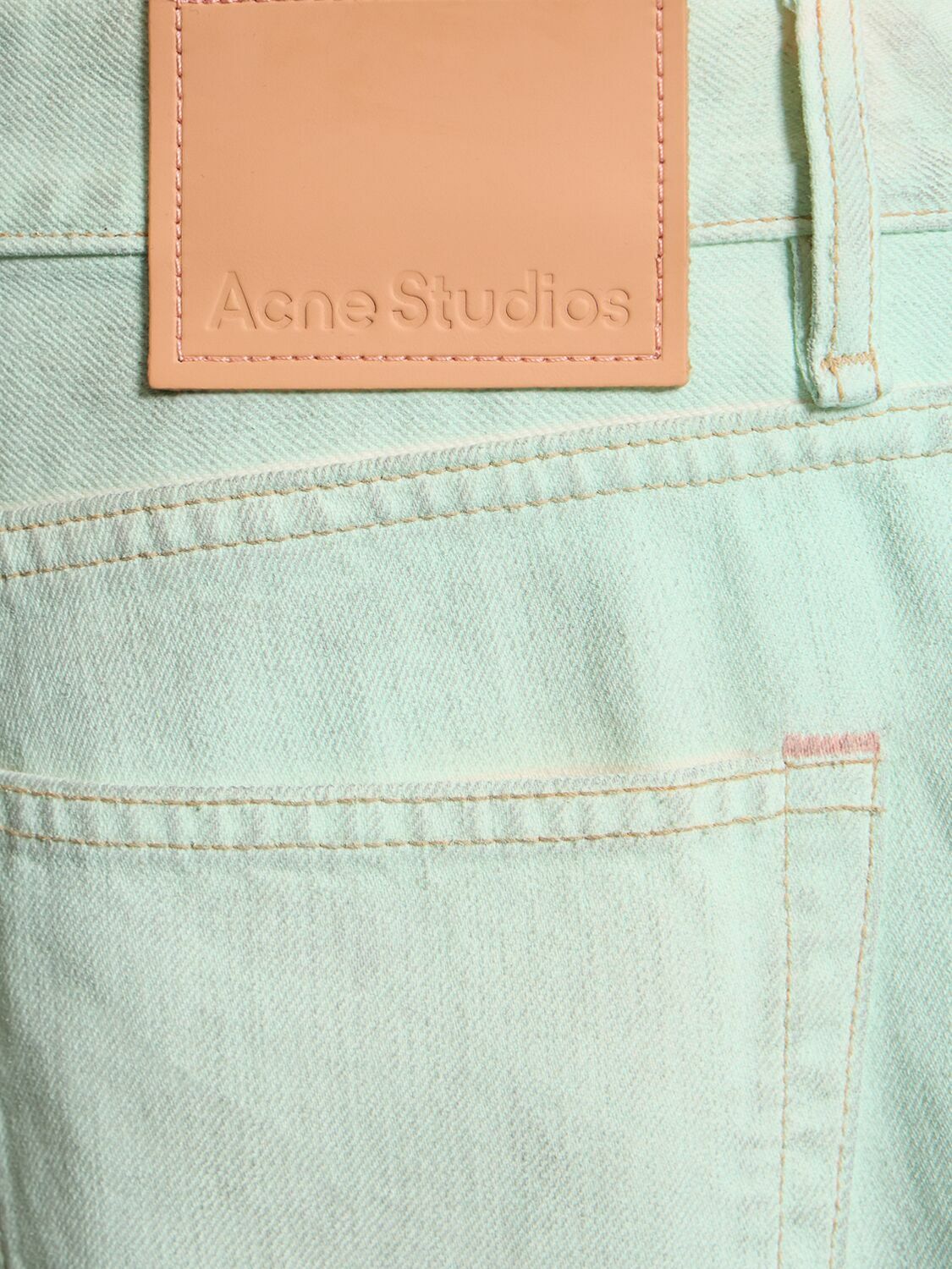 ACNE STUDIOS 1981m Fn Traffic Mint Denim Jeans Acne Studios
