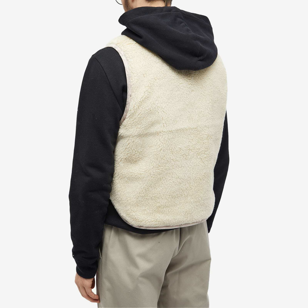 Givenchy Men's Reversible Work Vest in Brown/Beige Givenchy