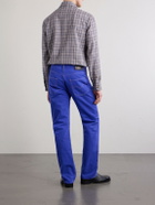 Versace - Straight-Leg Logo-Appliquéd Jeans - Blue