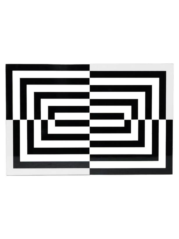 Photo: Jonathan Adler Black And White Op Art Large Lacquer Box