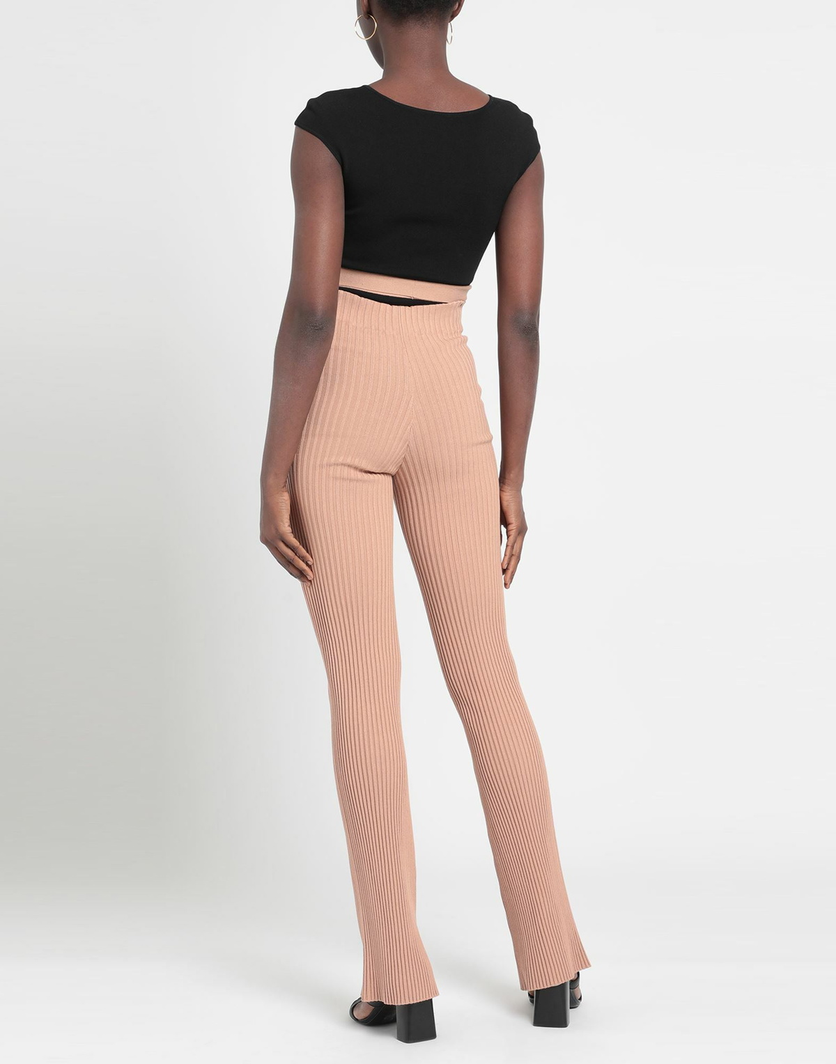 Andreādamo Womens Pants Light brown