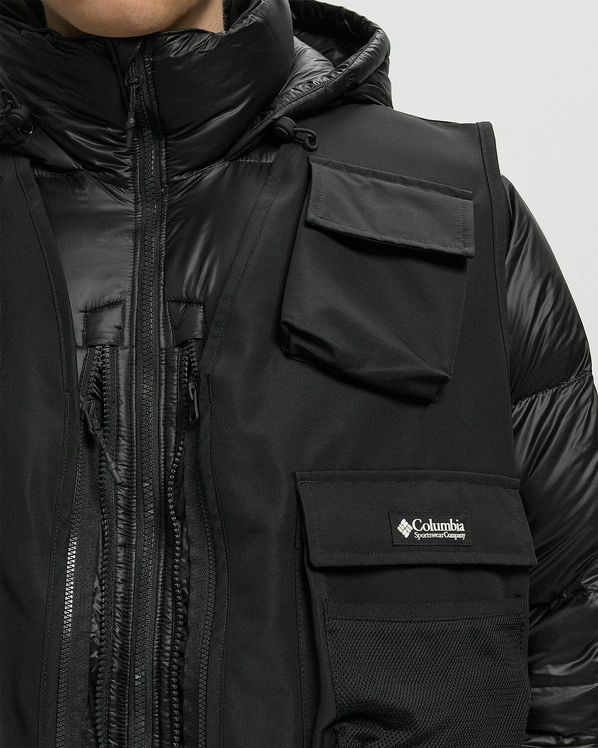 Columbia CSC1938 Dually Mountain Black Mens Down & Puffer Jacket