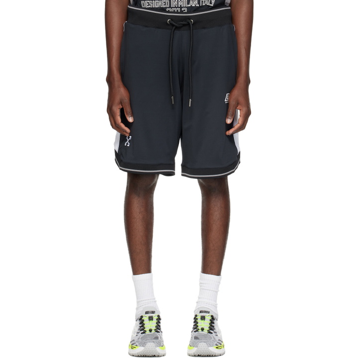 Photo: Off-White Black OWR Team Soccer Shorts