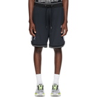 Off-White Black OWR Team Soccer Shorts