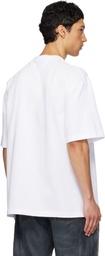 We11done White 'WE11DONE' Multi Logo T-shirt