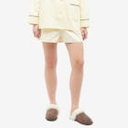 HAY Women's Outline Pyjama Shorts in Soft Yellow