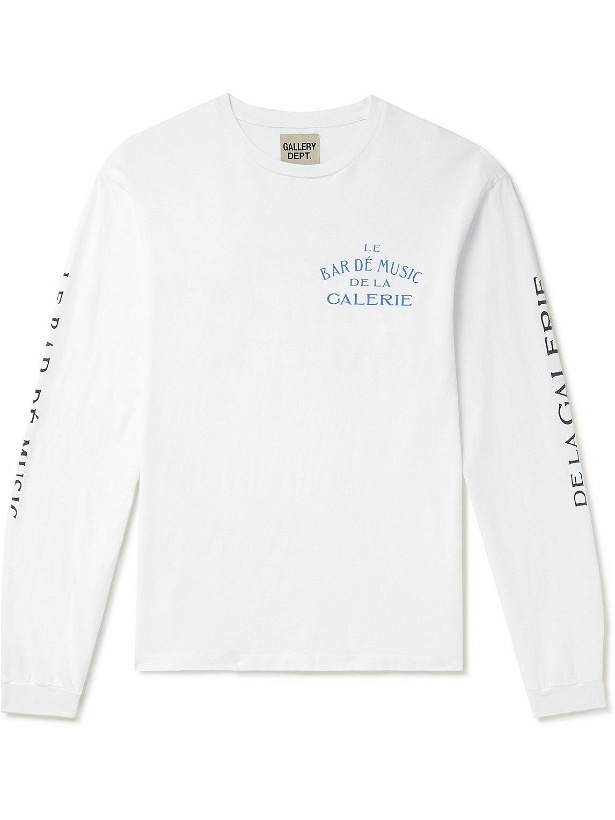 Photo: Gallery Dept. - Le Bar Shop Printed Cotton-Jersey T-Shirt - White