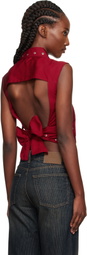 OUR LEGACY Red Girdle Top