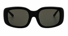 Linda Farrow Celeste - Black / Yellow Gold Sunglasses