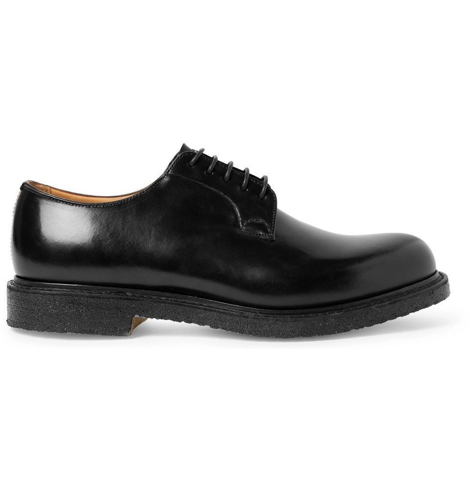 Church's - Shannon Whole-Cut Polished-Leather Derby Shoes - Men - Black ...