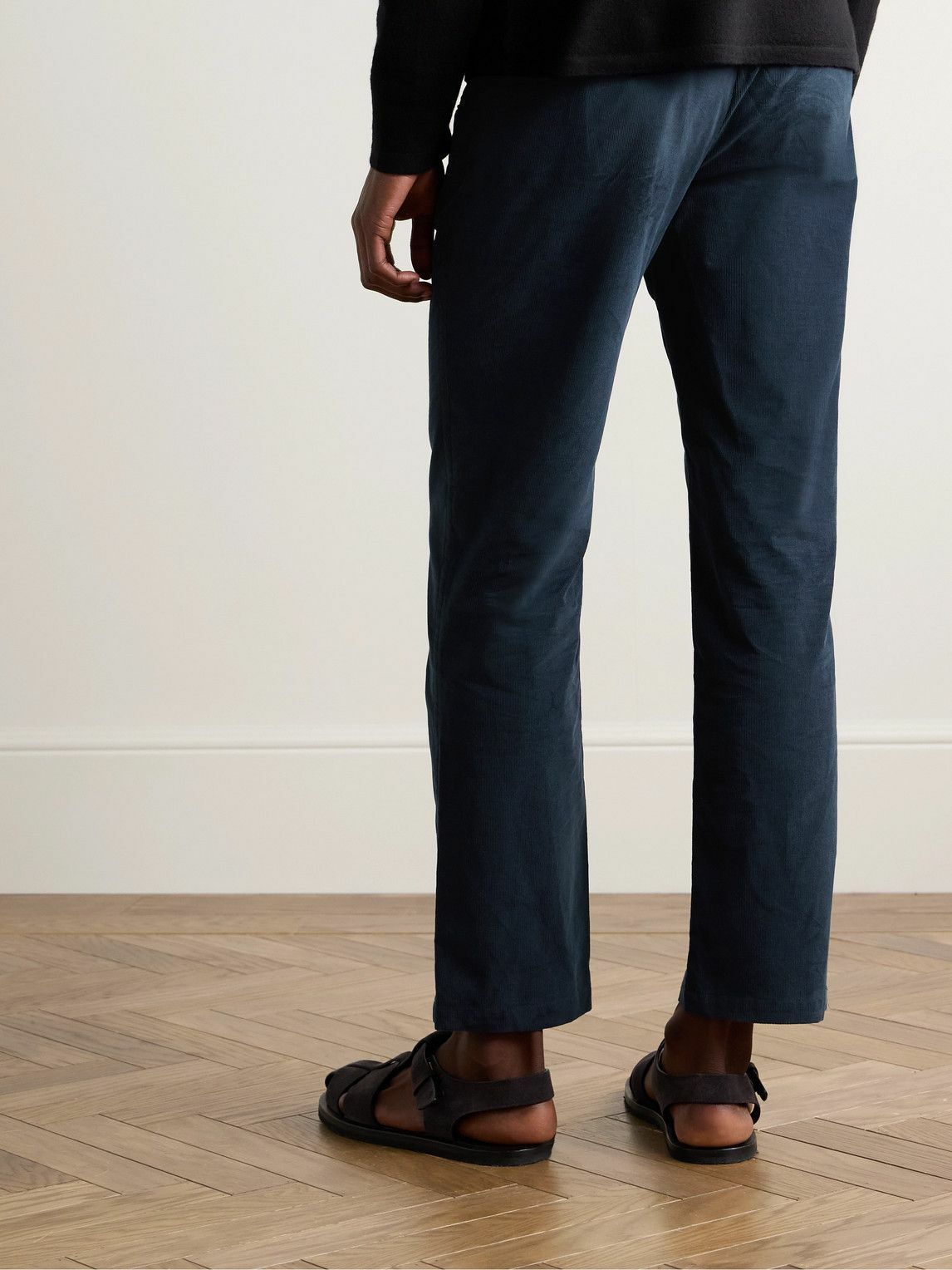 Gabriela Hearst - Rhys Straight-Leg Cotton-Corduroy Trousers - Blue