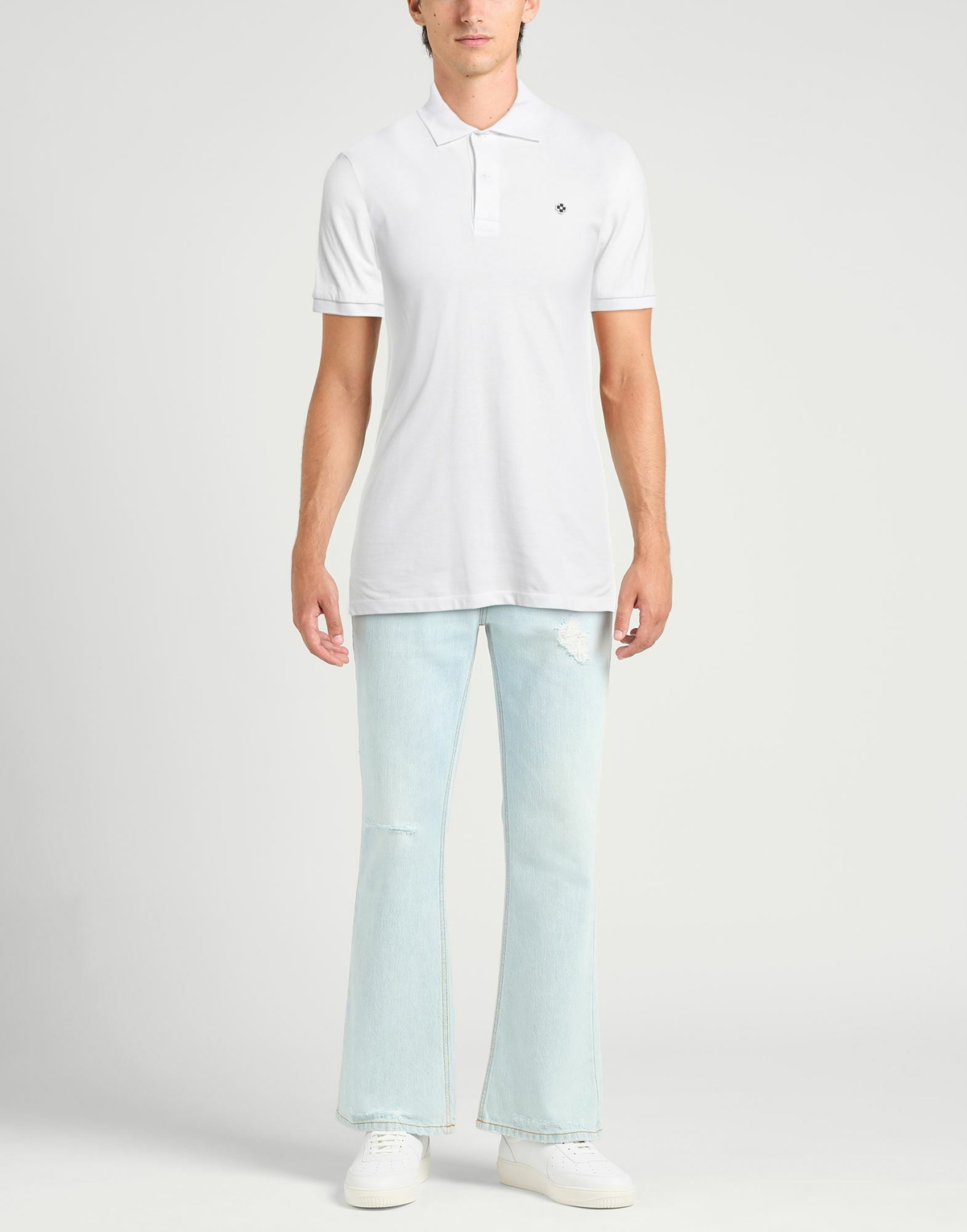 Sandro Mens Polo shirt in White