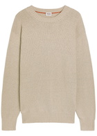 Tods Crew-neck Cotton-knit Jumper Off White
