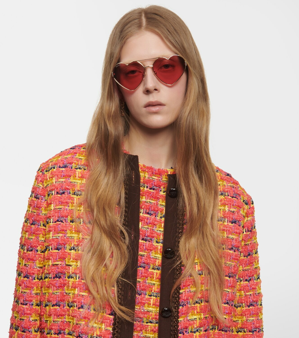 美品 GUCCI sunglasses vintage unisex Heart Gucci - Heart sunglasses Gucci